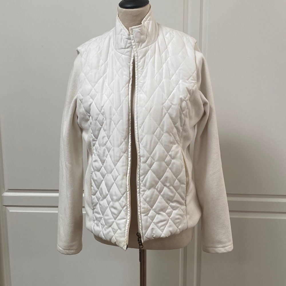 White jacket/vest size M